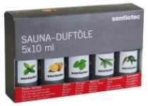 Set saunových aromat, 5x10ml
