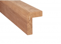 Hrana lavicová - L-profil 2400x80x108mm, osika THERMOWOOD