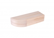 Konec lavice - modul 200x600 mm, osika, levý