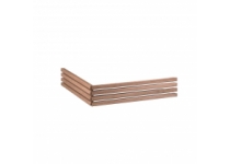 Prodej ukončen: Bezpečnostní ohrádka ke kamnům Qube (9kW, 10,5kW) - ořech