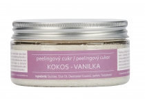 Peelingový cukr - Kokos/Vanilka, 225g
