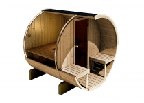 Sudová sauna ECO 200 BOROVICE THERMO s terasou, smontovaná