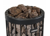 Dekorativní saunové kameny HARVIA, vel. 5-10 cm, 10kg, červená žula
