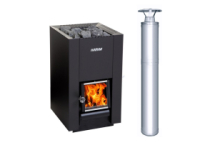 Set kamen HARVIA Linear 16 s komínem