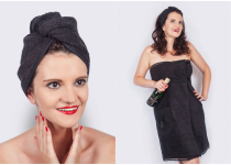 Set pro NI - wellness saunový kilt s turbanem MaryBerry