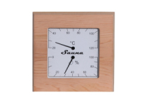 Teploměr s vlhkoměrem Harvia - čtverec, cedr