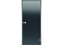 2.jakost: Dveře do parní sauny ALU HARVIA 7x19, šedé, 690x1890 mm, šedý rám