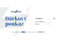 Dárkový poukaz v hodnotě 1000 Kč