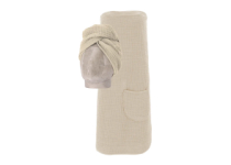 Set kilt a turban Vossen z mušelínu - béžový