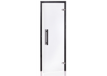 2.jakost: Dveře do sauny "A" 7x20 Clear 690x1990 mm Black