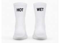 Ponožky Finská sauna "Hot wet" - bílé vel. 39/40