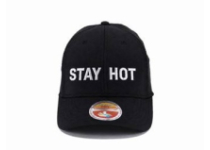 Kšiltovka Finská sauna - Stay hot, tmavě modrá