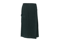 Vaflový kilt Rento - černá a tmavě zelená, 70x145 cm